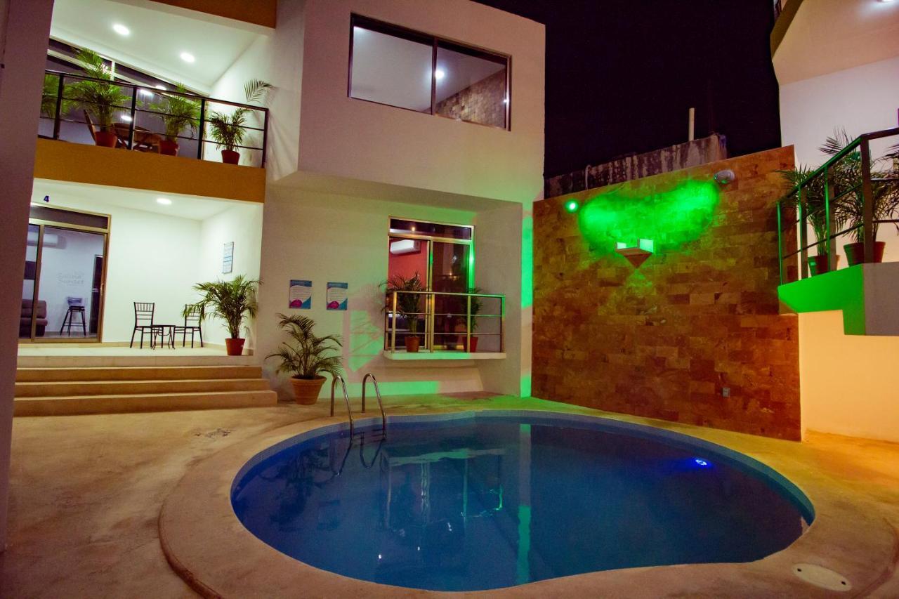 Sunset Isla Mujeres Aparthotel Ngoại thất bức ảnh